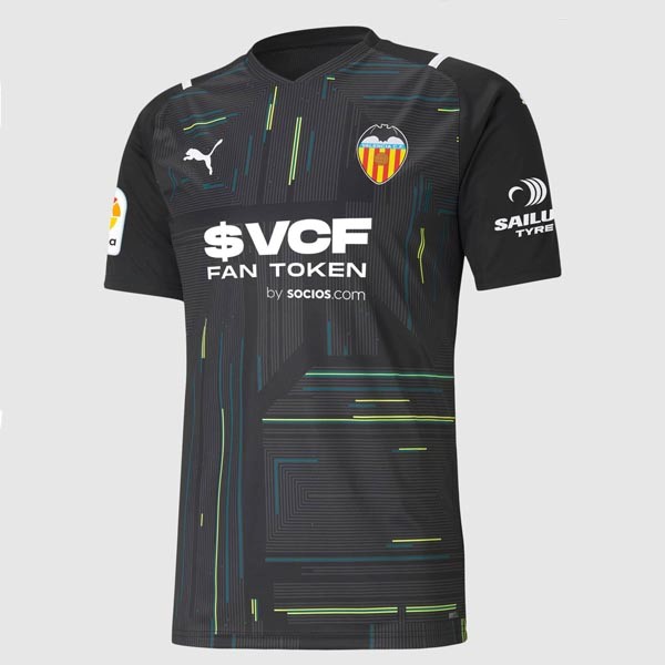 Tailandia Camiseta Valencia Portero 2021/2022 Negro